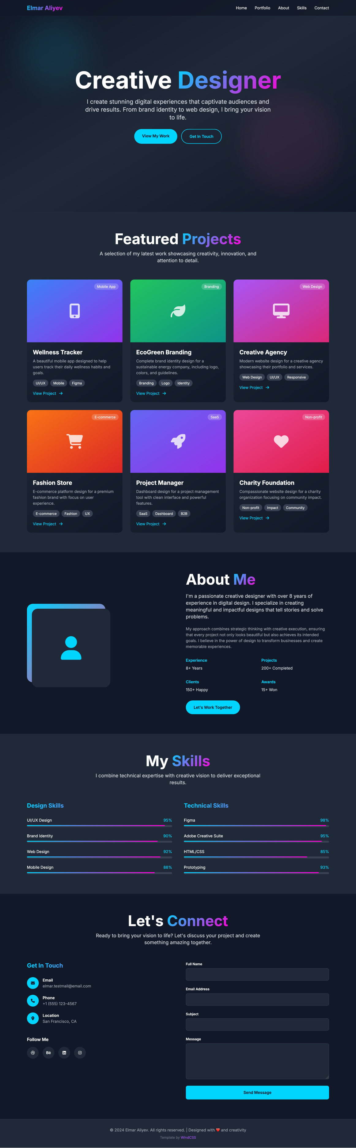 Portfolio Dark