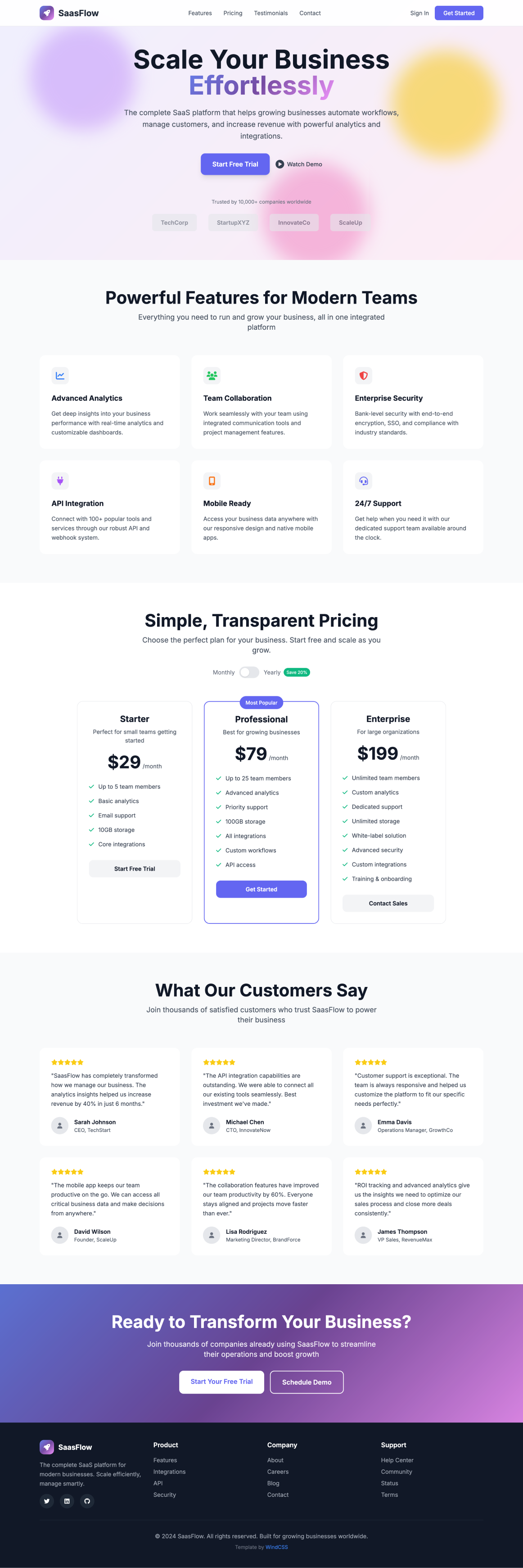 Startup SaaS
